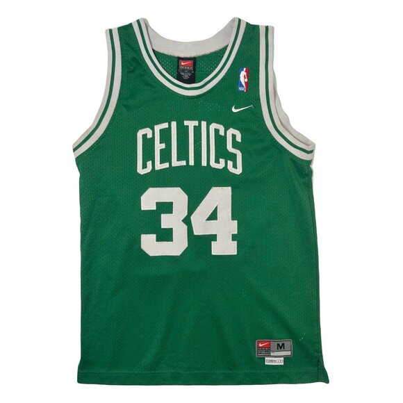 Vintage Nike Boston Celtics Pierce #34 Youth M - Picture 1 of 6